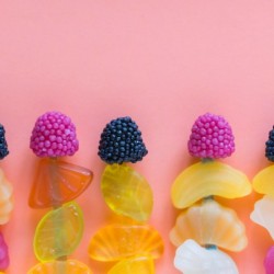 Assorted color Fruit Decors